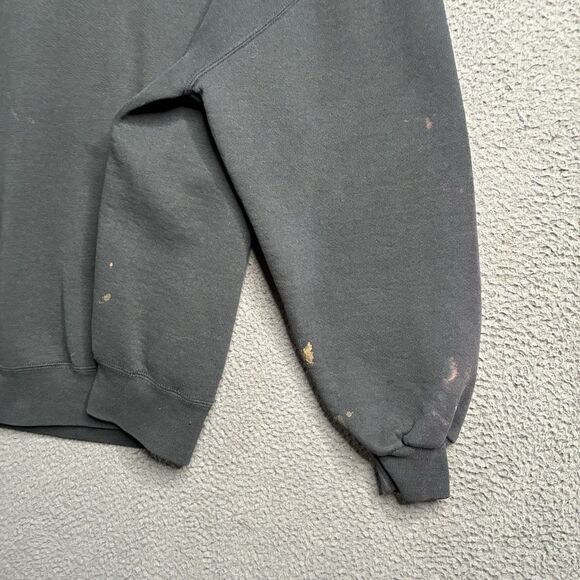 Vintage Russell Athletic Sweatshirt Mens XL Black Crewneck Fleece USA Made - Picture 4 of 15